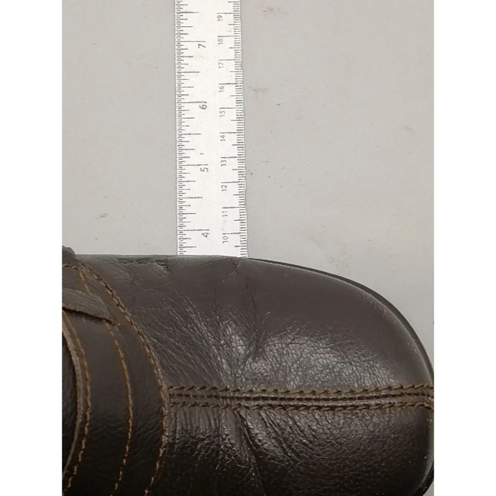 b.o.c. Shoes Loafers Womens Brown 7.5 Leather Clog Walking Comfort C78223